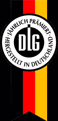 DLG - Jährlich prämiert - Hergestellt in Deutschland
